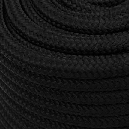 Multifunktionelt universaltov 18 mm 50 m Sort Polyester