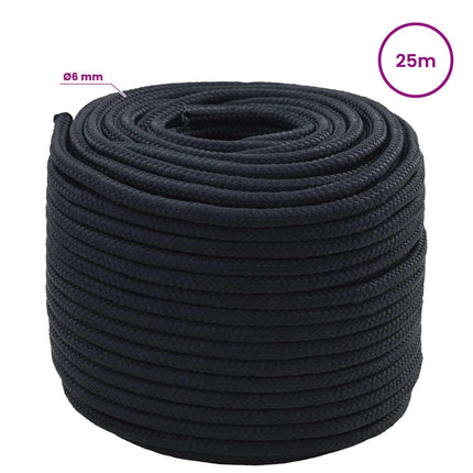 Multifunktionelt universaltov 6 mm 25 m Kongelig blå Polyester