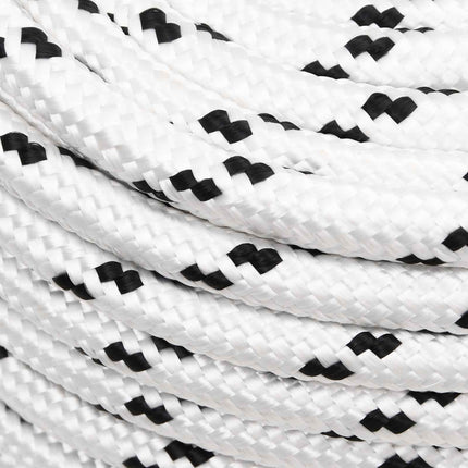 Multifunktionelt universaltov 12 mm 100 m Hvid Polyester