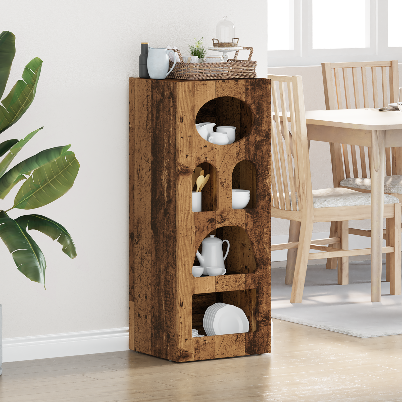 Sideboard Gammelt træ 40 x 35 x 100,5 cm Konstrueret træ