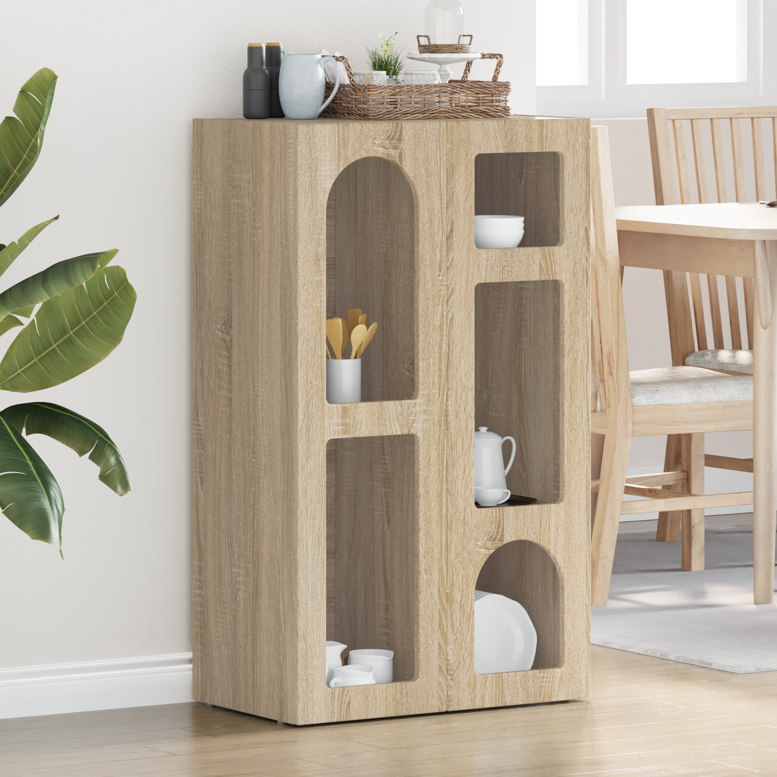 Sideboard Sonoma eg 59 x 35 x 100,5 cm Konstrueret træ