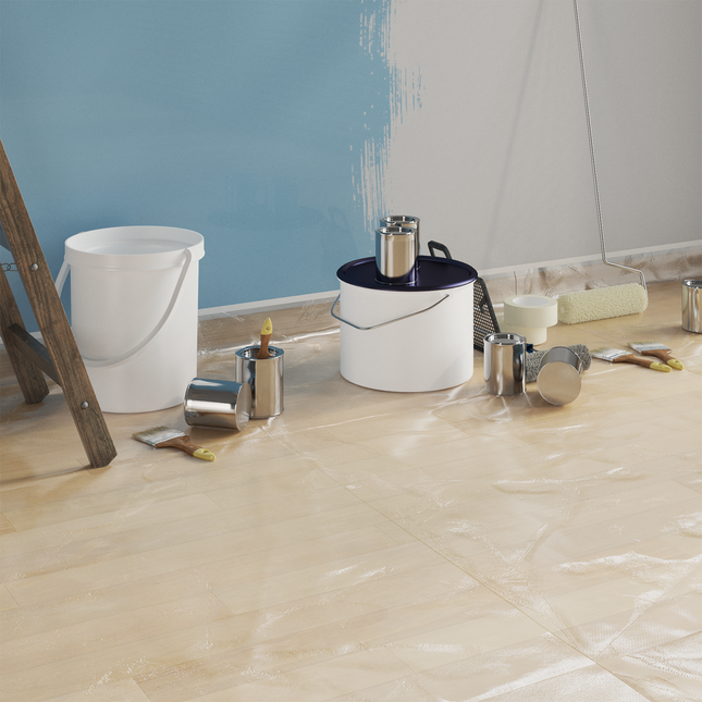 Støvdragt med klæbende tape 6 pcs Transparent 30 x 3300 cm HDPE