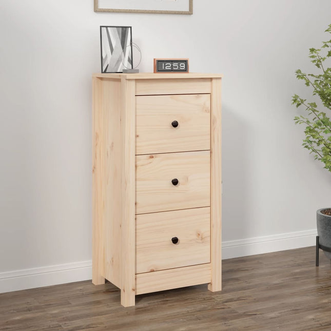 skænk 40x35x80 cm massivt fyrretræ