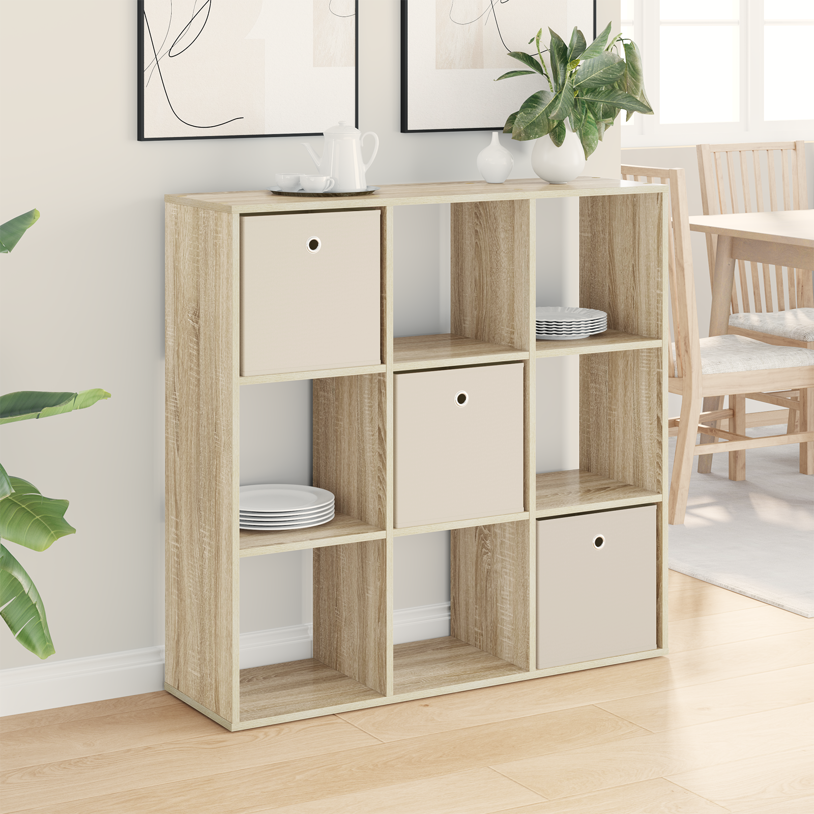 Sideboard med skuffe Sonoma eg 102 x 31 x 99,5 cm