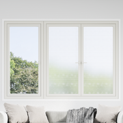 Selvklæbende Vinduesfolie Frostede striber 45 x 1000 cm PVC