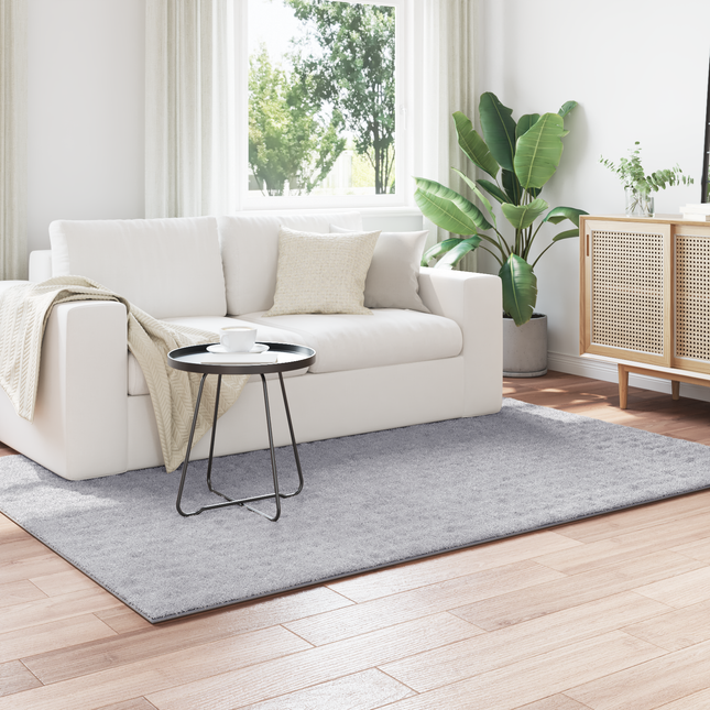 Områdetæpper Rektangulær SIROLO Grå 200 x 140 cm Polyester