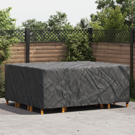Møbelbetræk Ensfarvet Sort 250 x 210 x 90 cm 600D