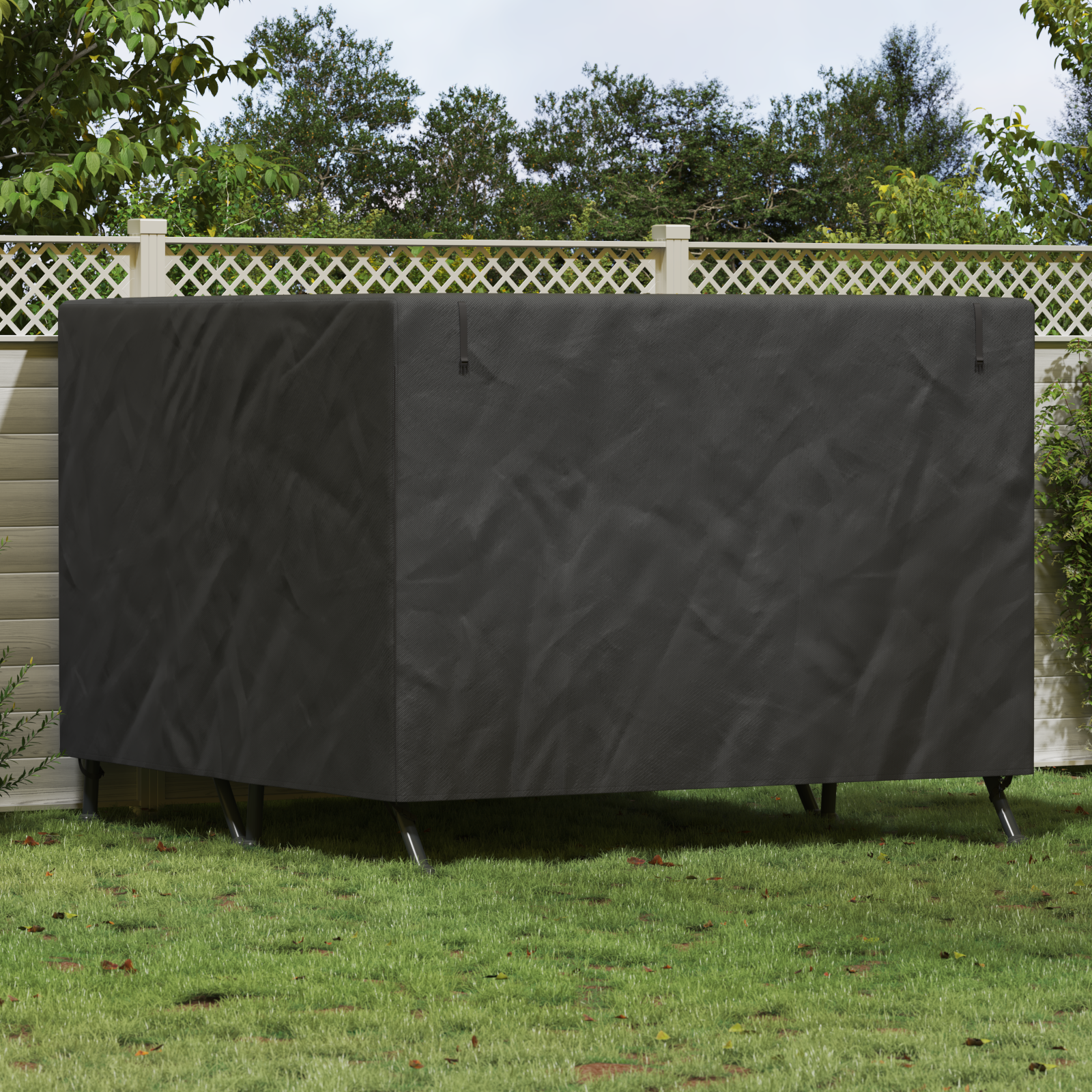 Overtræk til udendørs gynge 250 x 250 x 160 cm 600D Oxford Stof