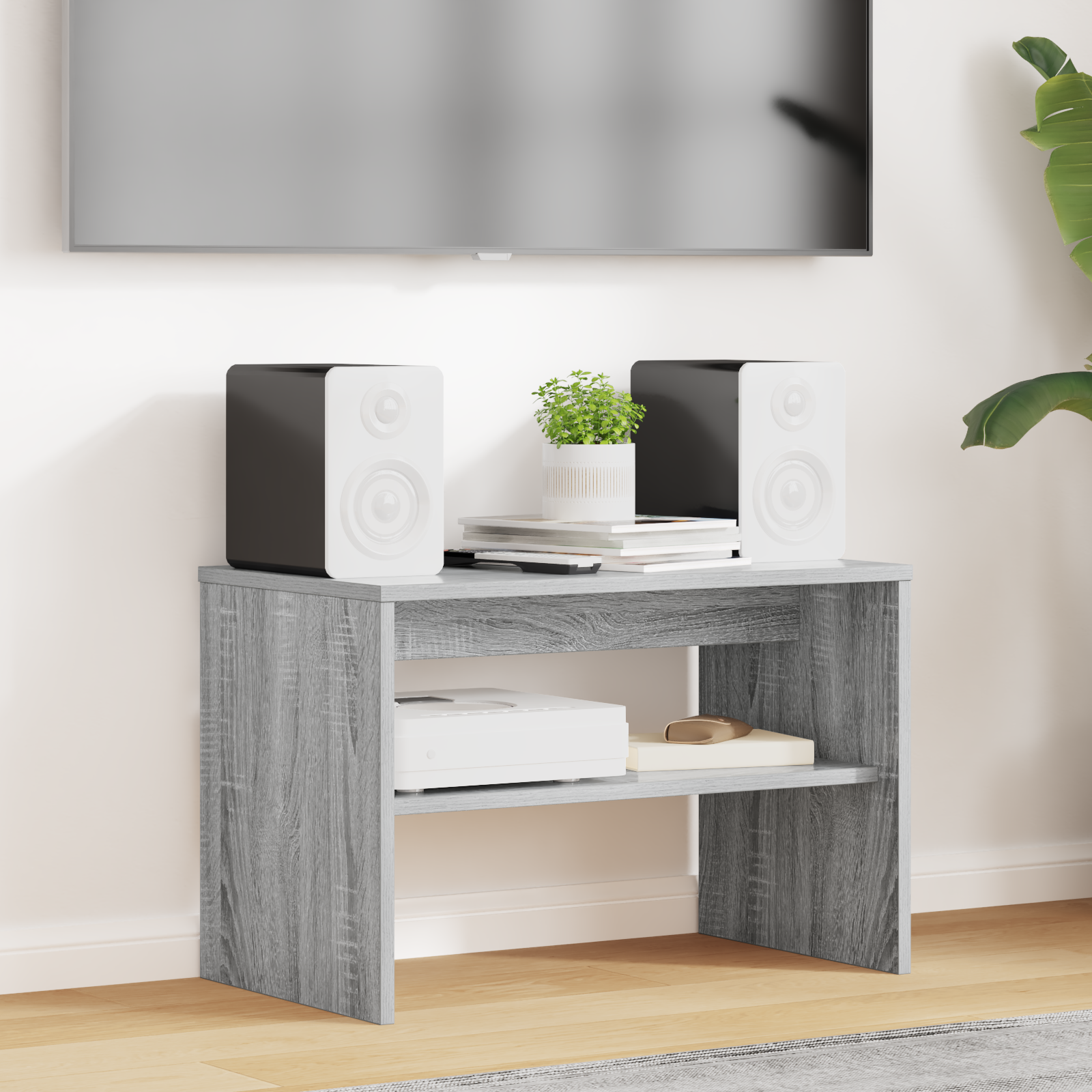 TV-skab Grå Sonoma 60 x 35 x 40 cm Konstrueret træ