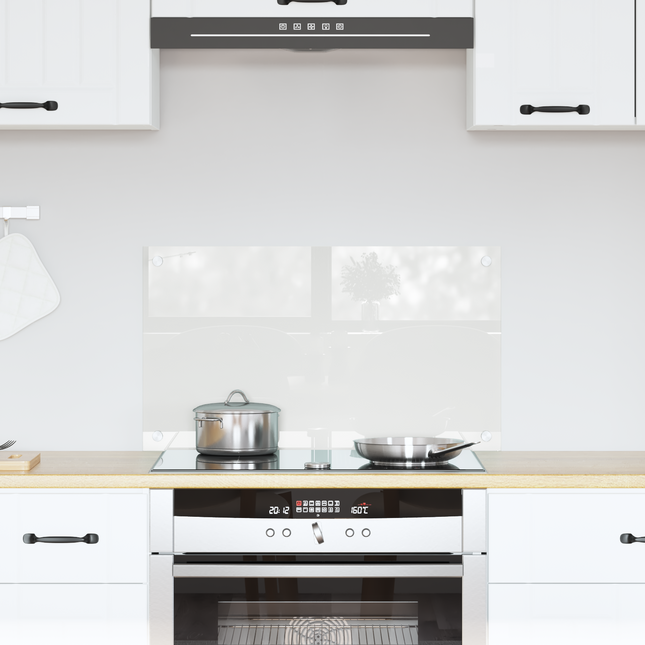 Køkkenbacksplash Transparent 70 x 40 cm hærdet glas