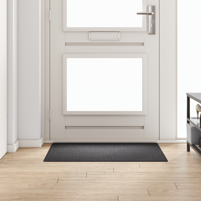 Tæppe Runner Mørkegrå 100 x 100 cm 100% Polypropylen