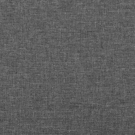 kontinentalseng med madras 100x200 cm stof mørkegrå