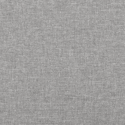 kontinentalseng med madras 200x200 cm stof lysegrå