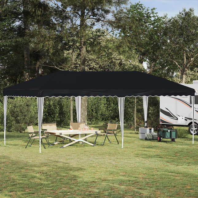 Pop-up Festtelt 575 x 290 x 245 cm Antracit