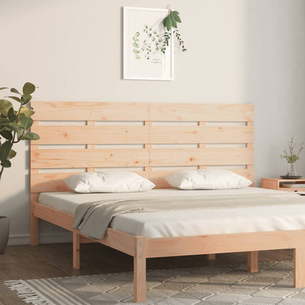 sengegavl 200x3x80 cm massivt fyrretræ