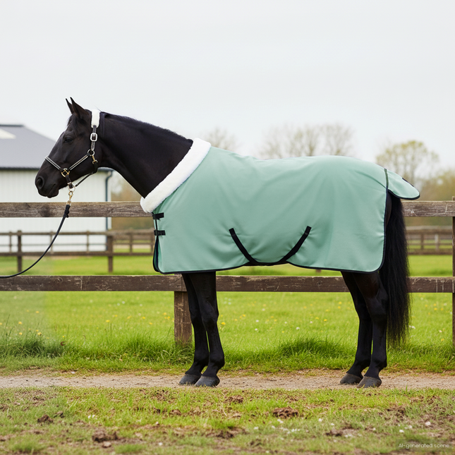 Hestetæppe Mørkegrøn 85 cm Polar fleece