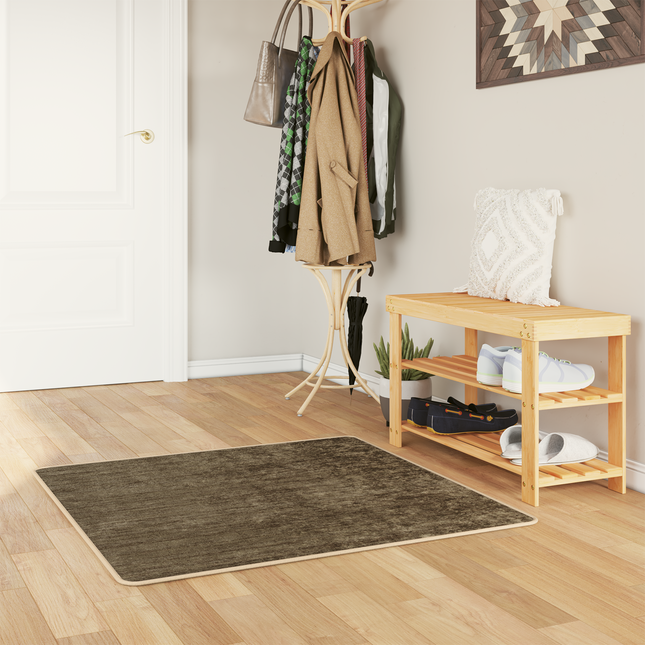 Tæppe Runner MARSA Skovgrøn 100 x 100 cm Polyester og PVC