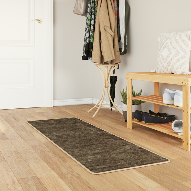 Tæppe Runner MARSA Skovgrøn 50 x 150 cm Polyester og PVC