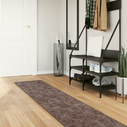 Tæppe Runner MARSA Grå 50 x 300 cm Polyester og PVC