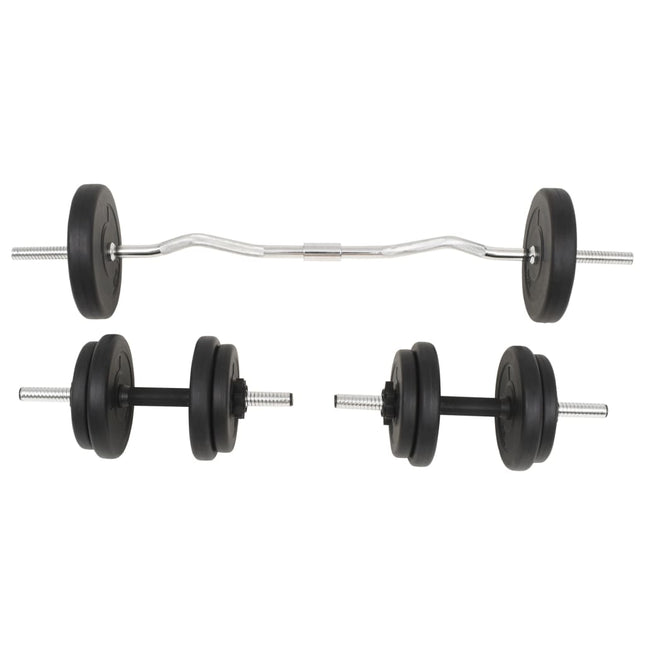 Vægtstangs- og håndvægtssæt 30 kg