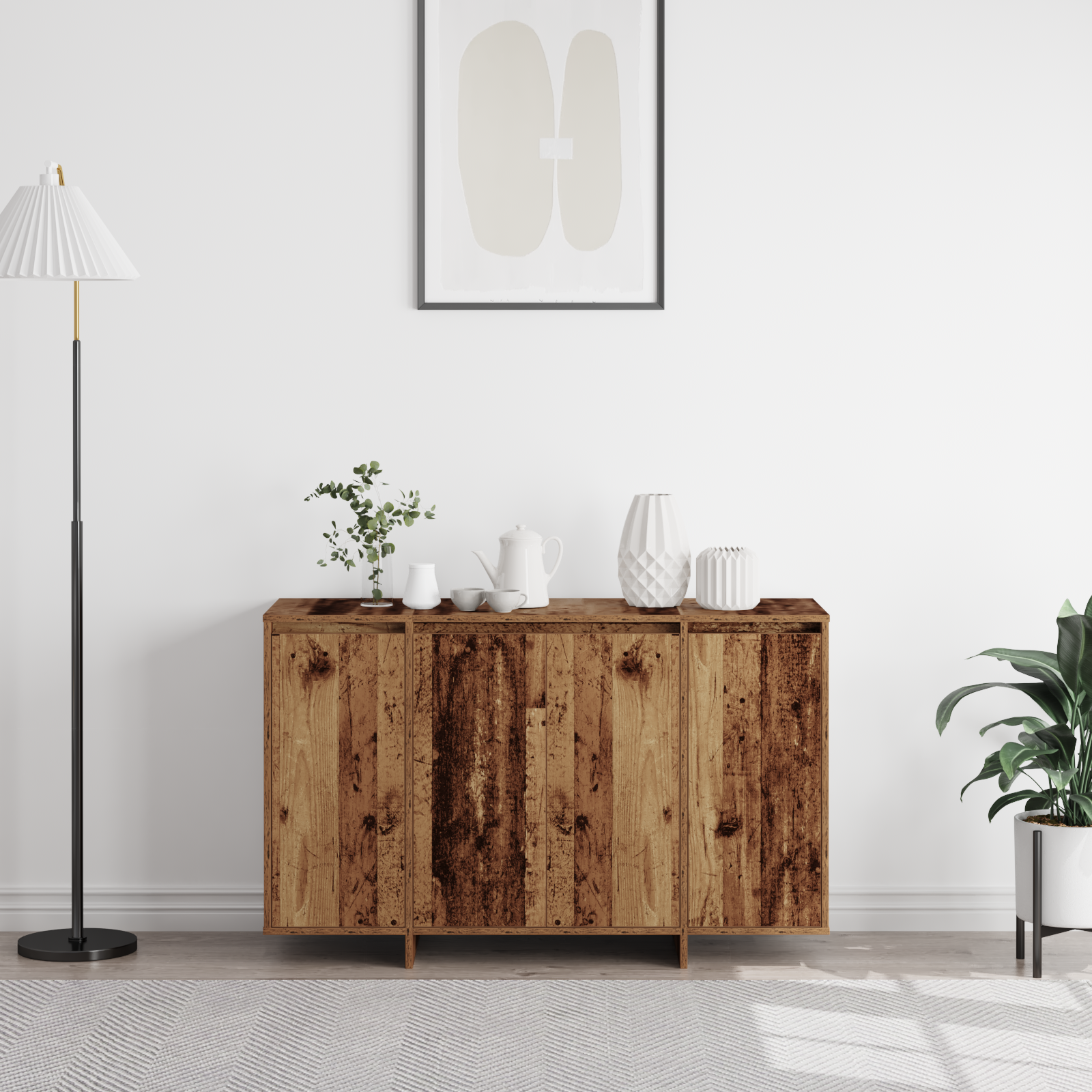 Sideboard Gammelt træ 120 x 41 x 75 cm Konstrueret træ