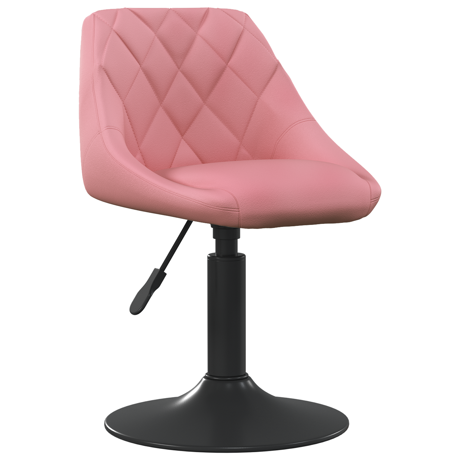Barbænk Geometrisk Lyserød 46 x 44 x (62.5-77.5) cm Kunstlæder