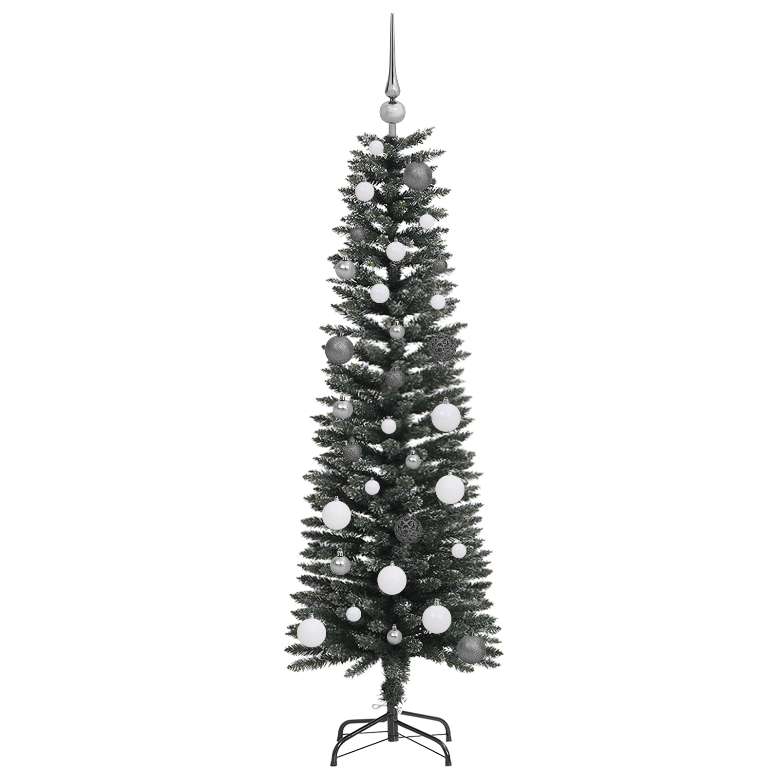 Kunstigt juletræ med stativ Grøn 150 cm PVC og plastik og stål