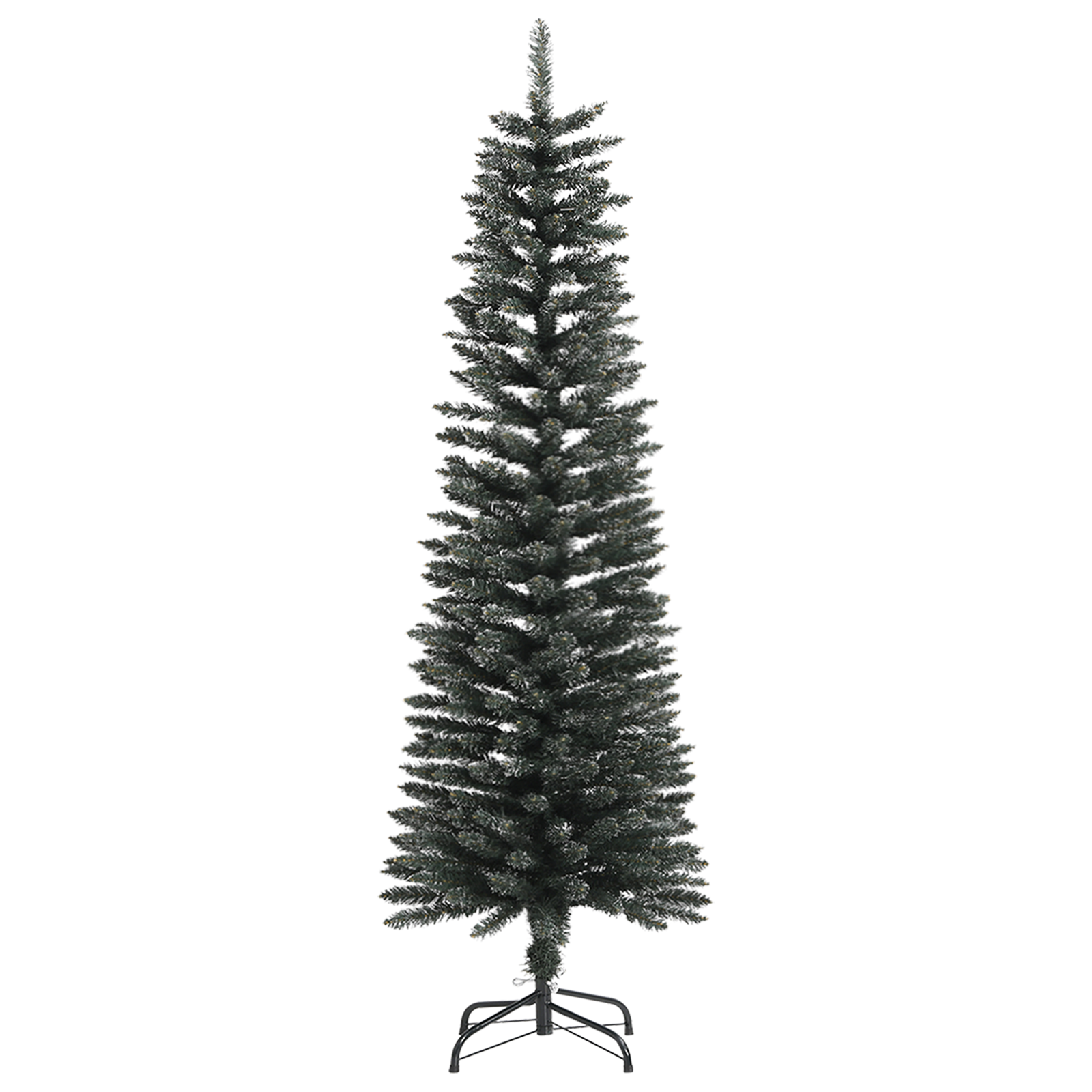 Kunstigt juletræ med stativ Grøn 150 cm PVC og plastik og stål