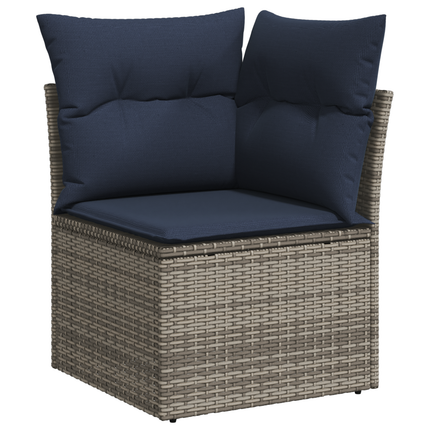 Havemøbelsofa med pude Grå 62 x 62 x 69 cm polyrattan
