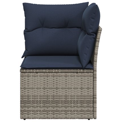 Havemøbelsofa med pude Grå 62 x 62 x 69 cm polyrattan