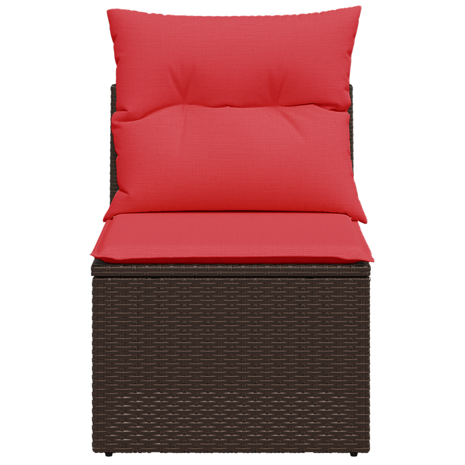 | Havemøbelsofa | med pude Brun 55 x 62 x 69 cm polyrattan
