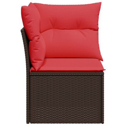 | Havemøbelsofa | med pude Brun 62 x 62 x 69 cm polyrattan