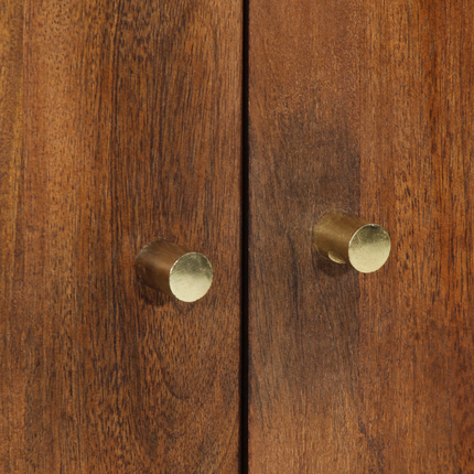 Highboard Brun 60 x 33 x 100 cm Massivt mangotræ