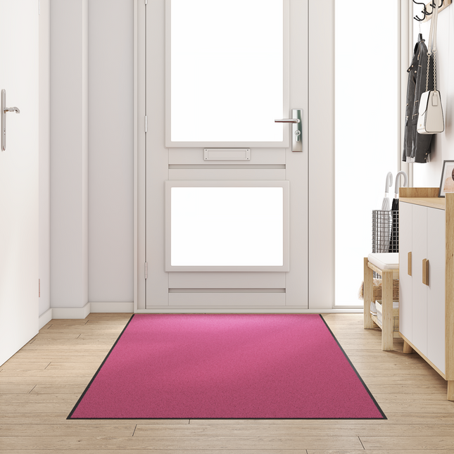 Dørmåtte Pink og Sort 120 x 300 cm 100% polyamid