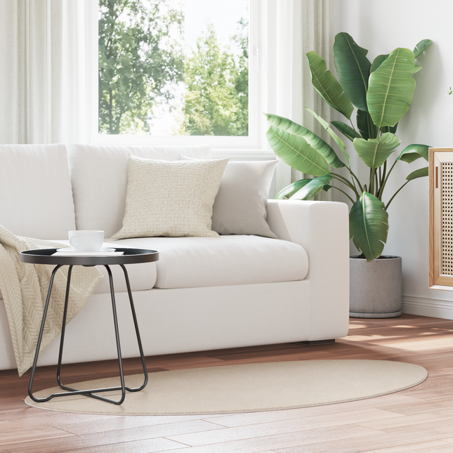 Områdetæpper HUARTE Beige 80 x 150 cm Polyester