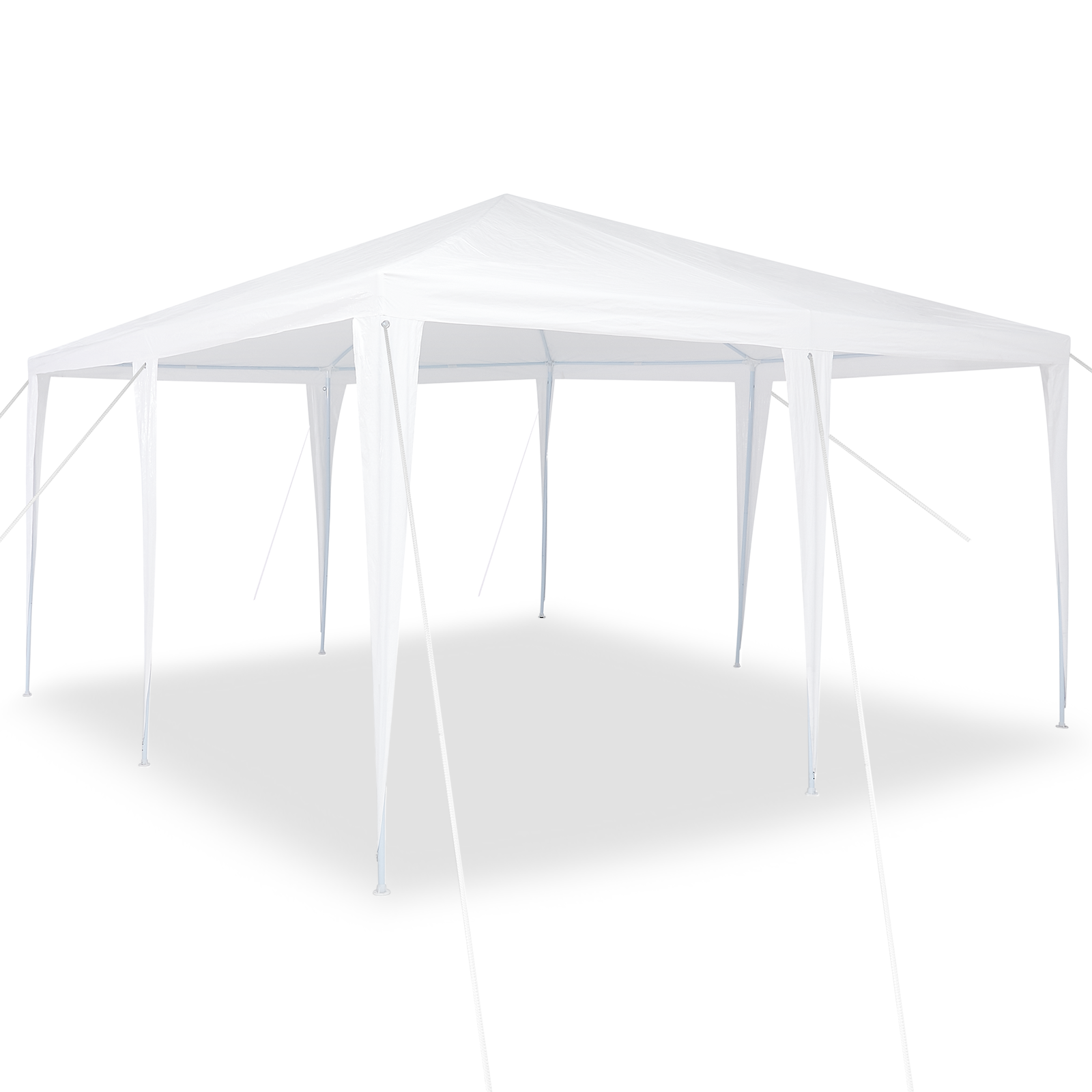 Party Tent Hvid 400 x 400 x 266 cm Polyethylen og stål