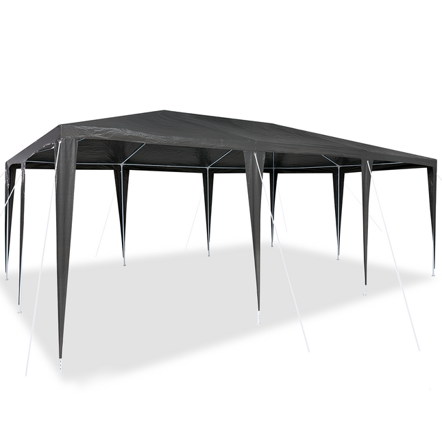 Party Tent Antracit 600 x 400 x 266 cm Polyethylen og stål