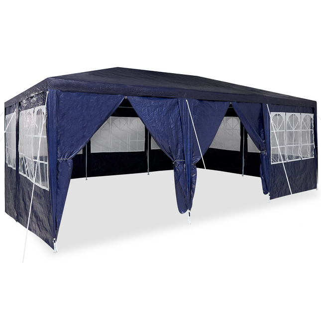 Party Tent Blå 600 x 400 x 266 cm Polyethylen