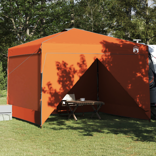 Canopy Tent Orange 290 x 290 x 251 cm Stof