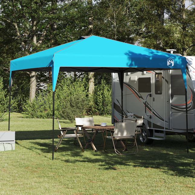 Canopy Tent Blå 290 x 290 x 251 cm Stof