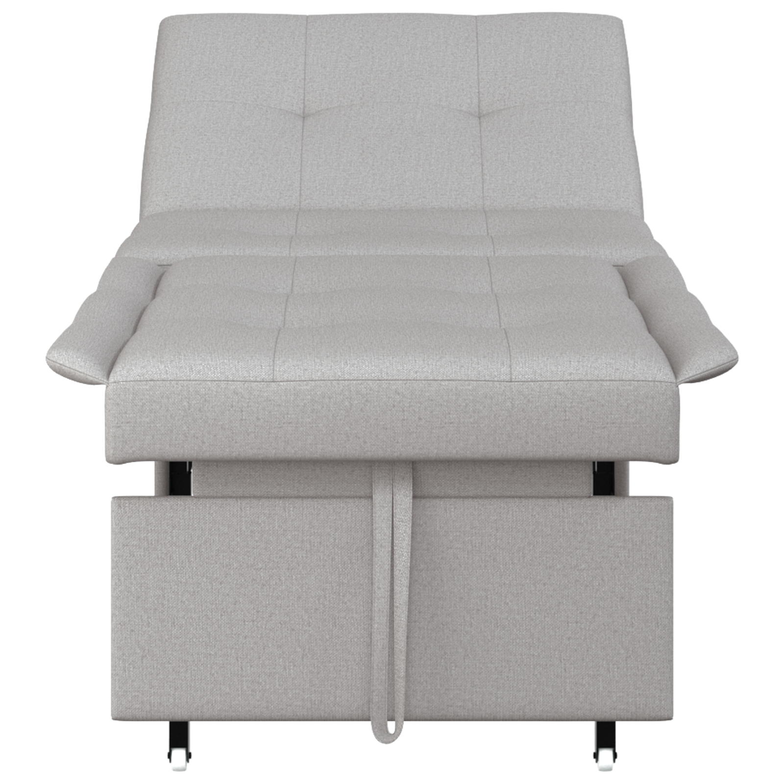 Sovesofa Grå 194 x 67 x 37 cm Stof