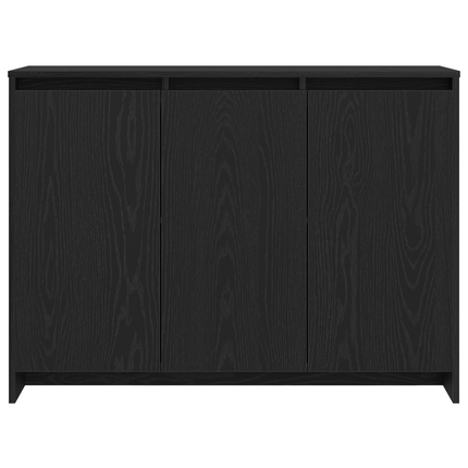 Sideboard Sort 102 x 29.5 x 75 cm Konstrueret træ