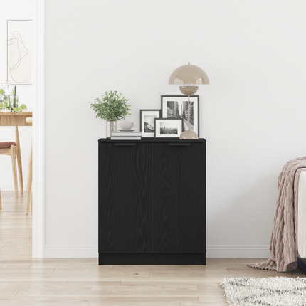 Sideboard Sort eg 60 x 30 x 70 cm Konstrueret træ