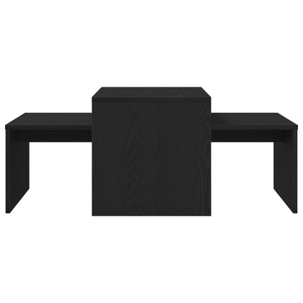 Indskudsborde Sort eg 100 x 48 x 40 cm Konstrueret træ