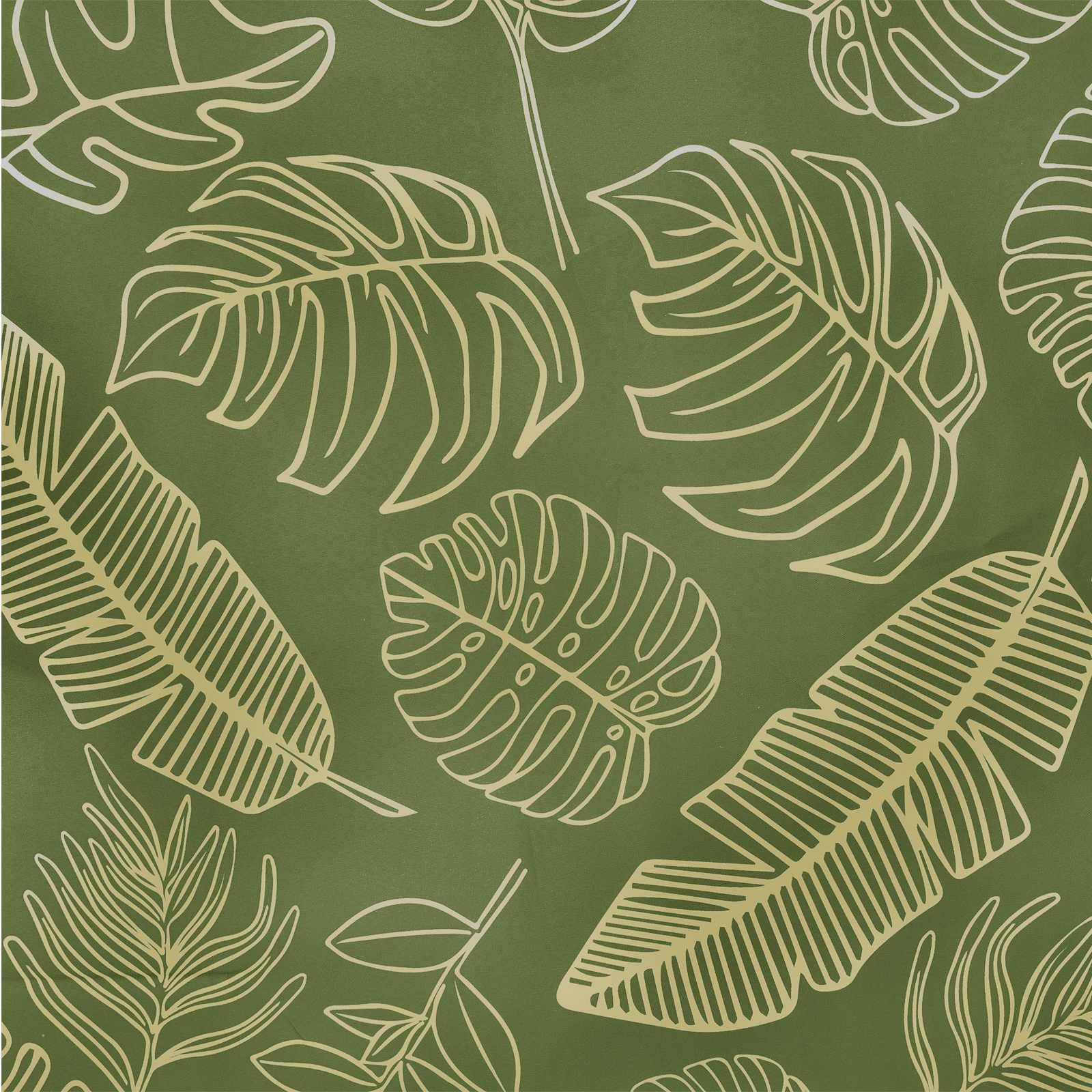 Udendørs Sofa Pude Bladdesign 60 x 60 x 8 cm Polyester