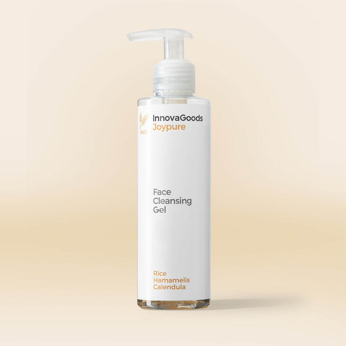 Ansigtsrens i gel-form Rice Joypure InnovaGoods 200 ml billede
