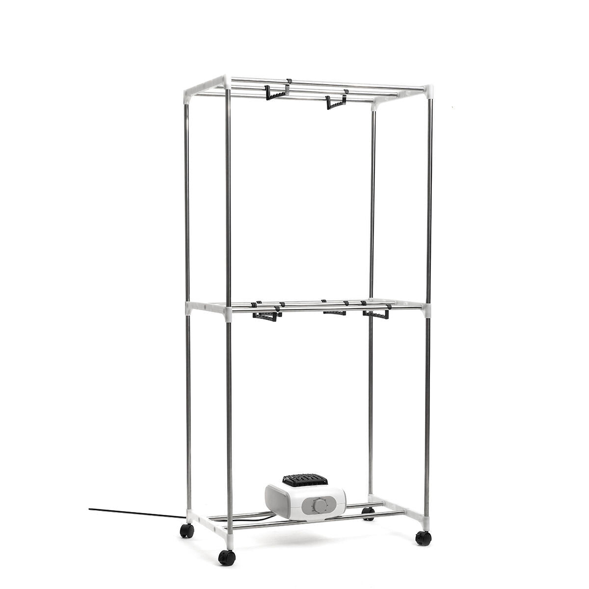 Bærbar elektrisk tørretumbler med 2 højder Dupledry Blue InnovaGoods 1200 W (Refurbished B) billede