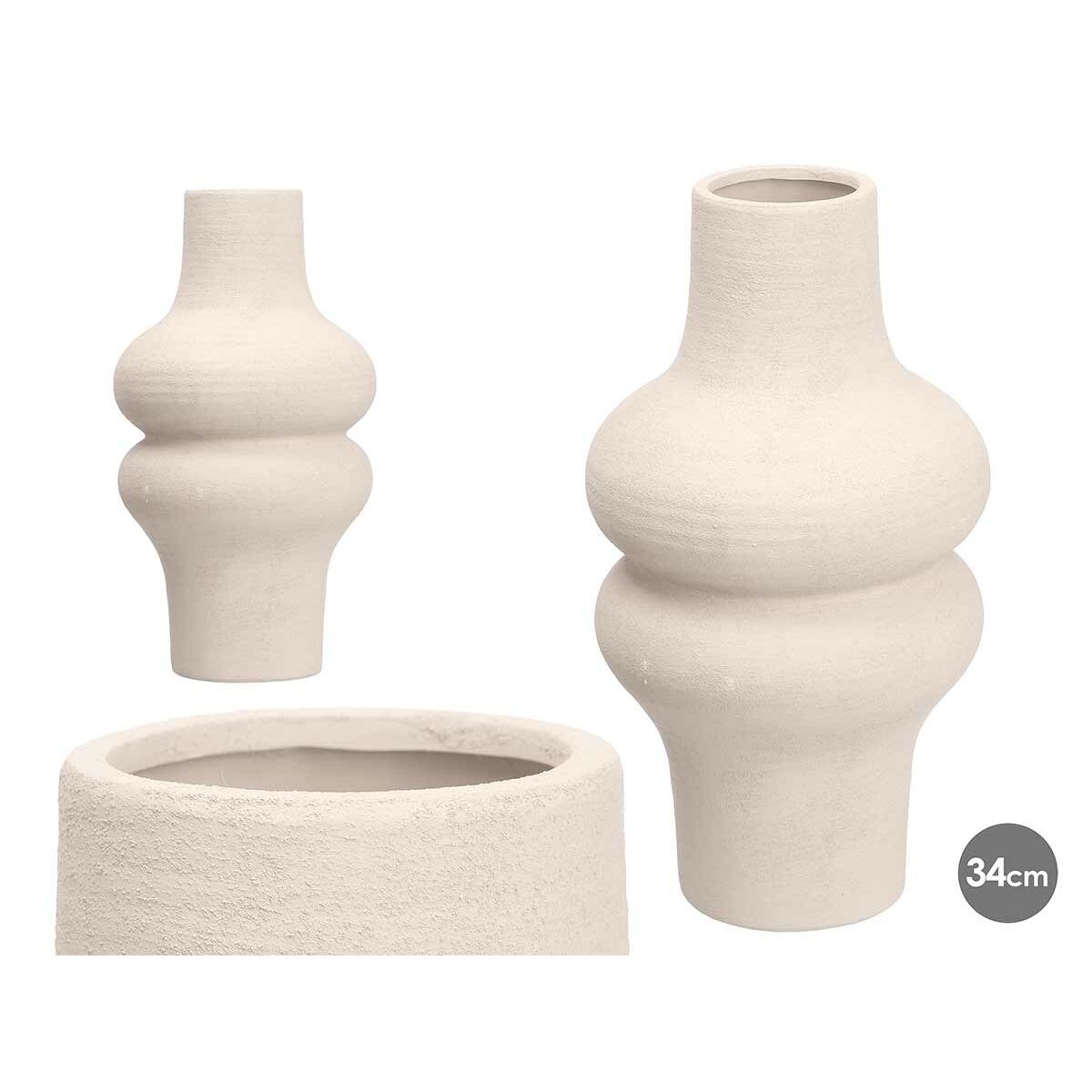 Vase keramik hvid